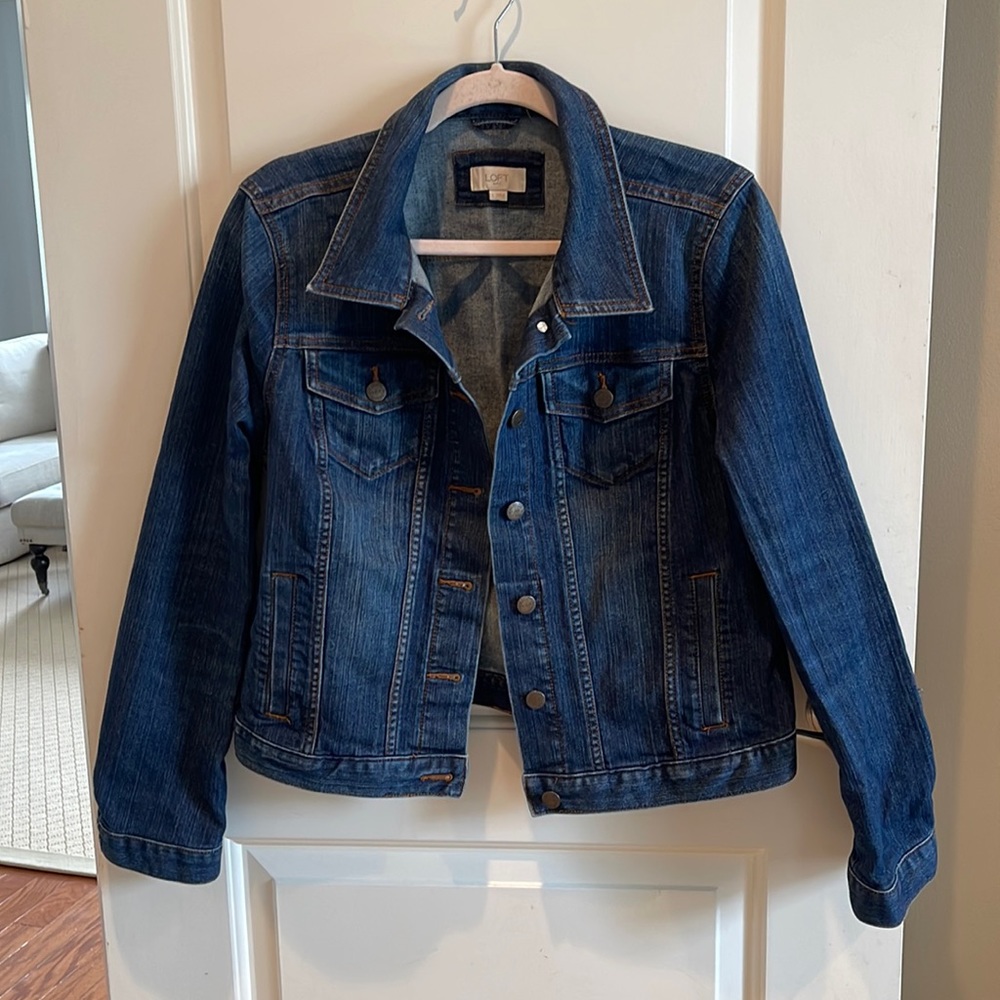 Loft Denim Jacket Size L
